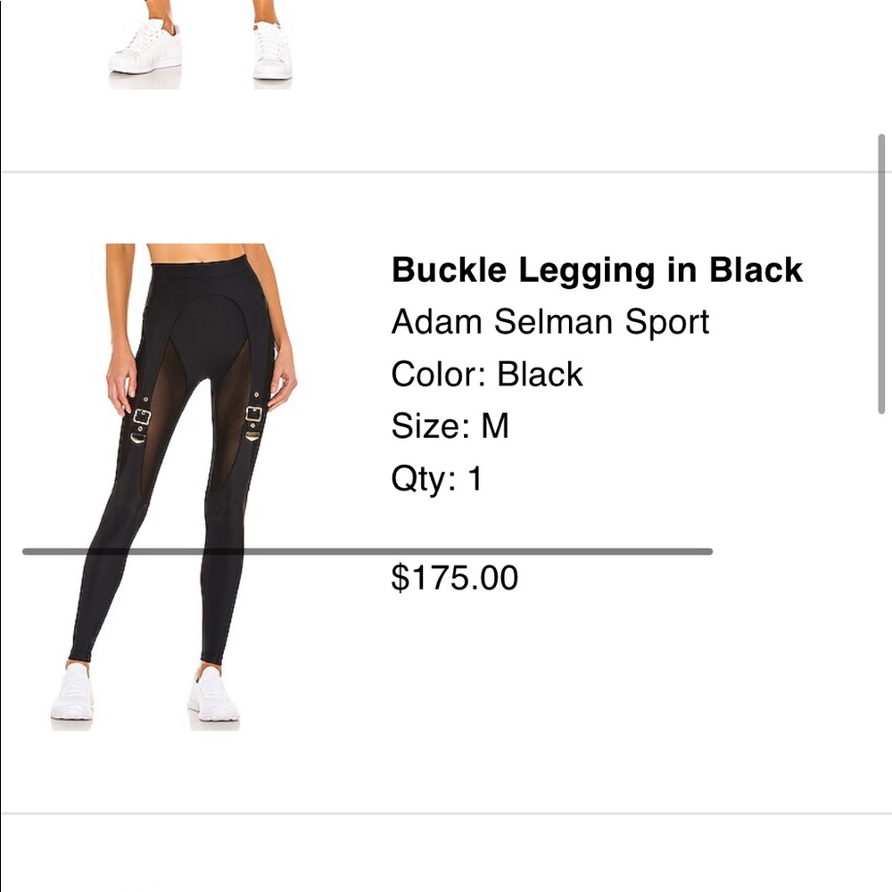 Adam Selman Buckle Leggings NEW W TAGS